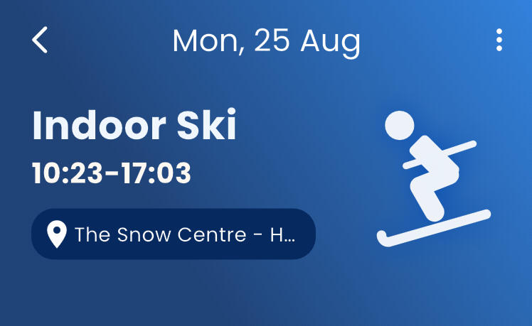 Indoor Ski Example